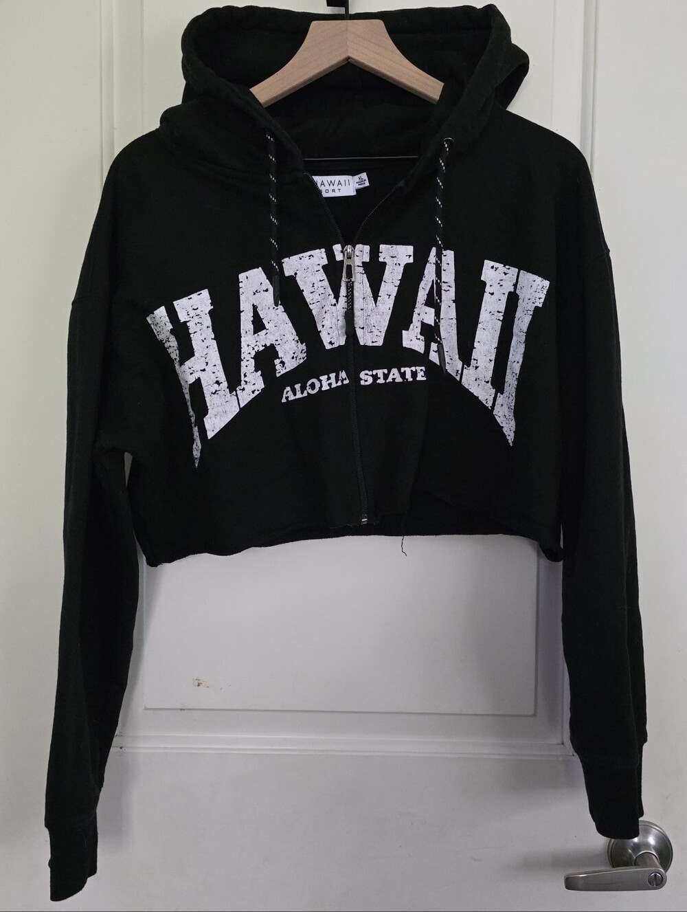 RR Hawaii Resorts Cropped Hoodie